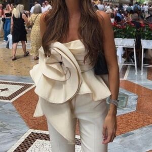 ZARA Voluminous Flower Top Limited Edition